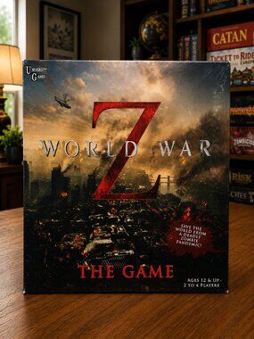 2013 World War Z The Game University Games Zombie Board Game Complete